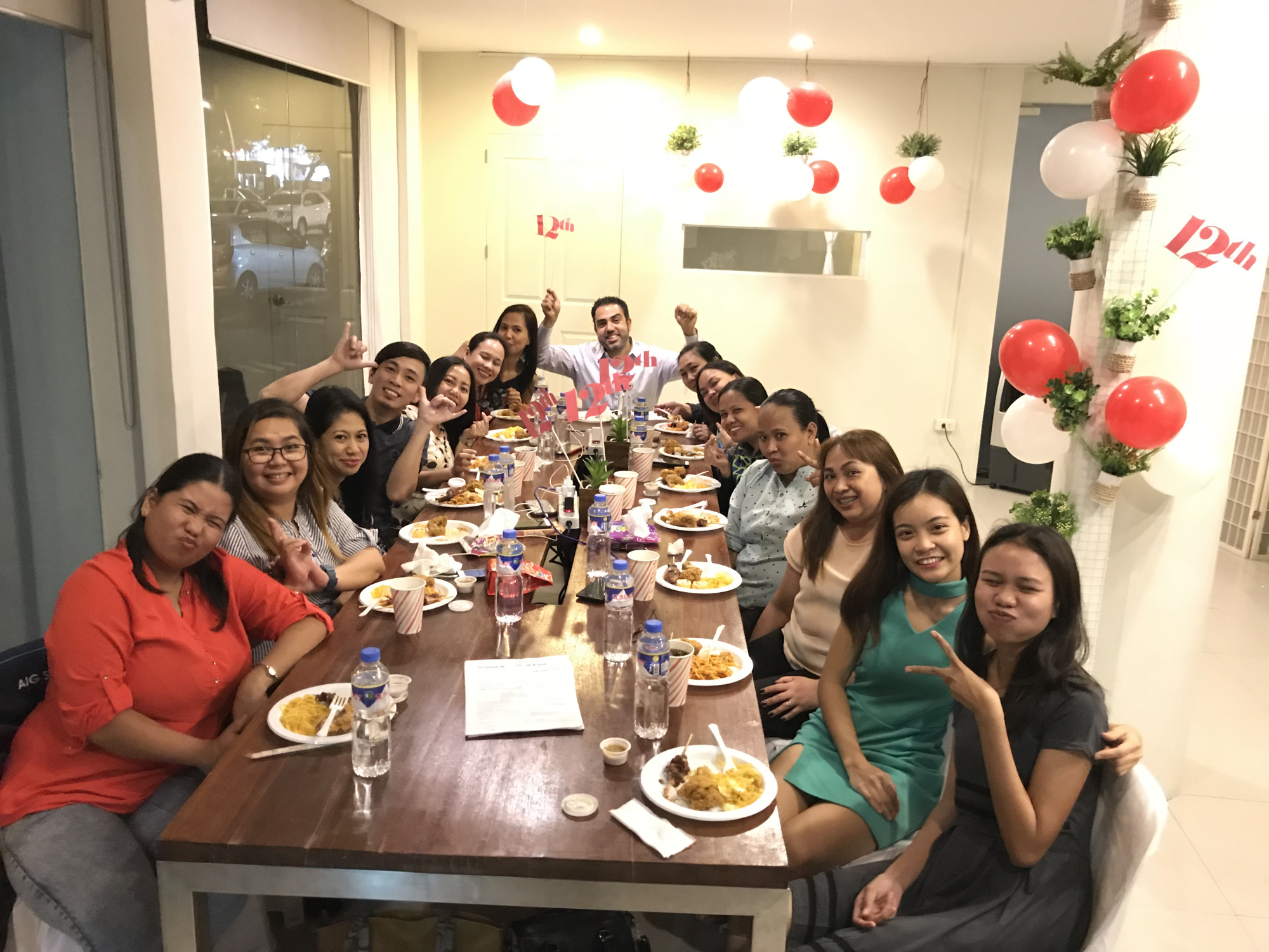 IBS Team 12th year celebration dinner.
