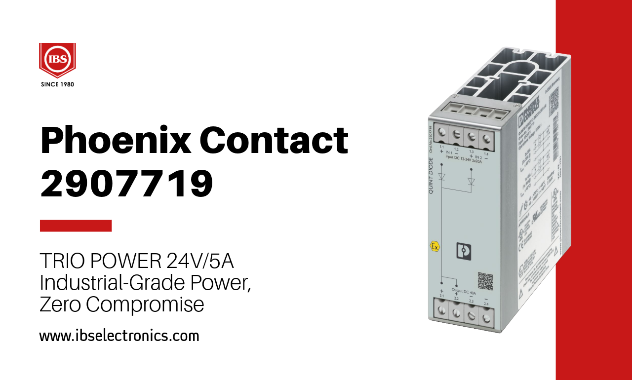 Phoenix Contact 2907719 (TRIO POWER 24V/5A): Industrial-Grade Power, Zero Compromise