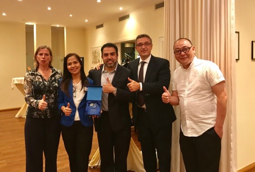 Group photo of IBS Team with Dr. Saverio Barboni, Brigitte Kelpe and Andy Lim from Diotec part 2.