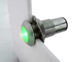 Marl 528 series green LED panel indicator.