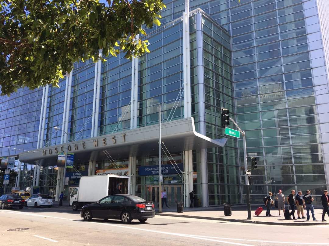 The Moscone West building is Intersolar NA's event venue.