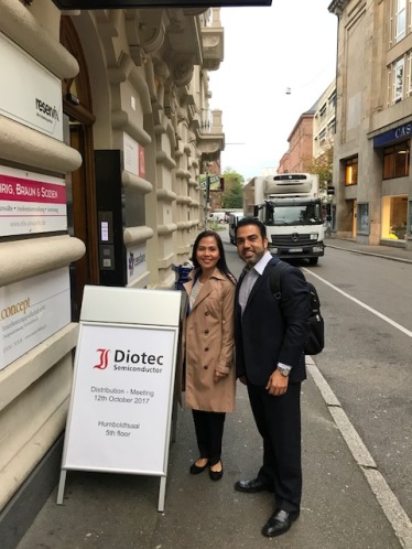 IBS Team at the Diotec’s Annual Distributor Meeting event venue.